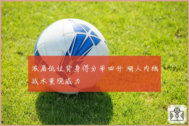 浓眉低位背身得分率回升 湖人内线战术重现威力